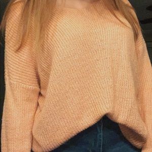 pink sweater
